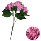 Flor Hortência Artificial Buquê 44cm Decoração Enfeite