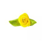 Flor Rococó de Cetim 2,5cm com 50 unidades