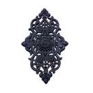 Florão Grande Ornamento Em Ferro Fundido Decoração 57X38Cm Florão Grande Ornamento Em Ferro Fundido Decoração 57X38Cm
