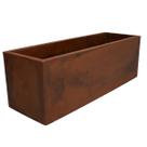 Floreira Flat 67 (17L) Cor Aço Corten JAPI