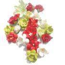 Flores Artesanais CS - Mini Mix Tons Noel