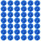Flores artificiais Auihiay Hydrangea Royal Blue x64 com caules