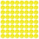 Flores artificiais Auihiay Hydrangea Yellow Silk 64 unidades