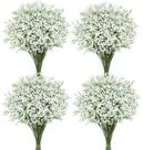 Flores artificiais Bassion Babys Breath White 24 unidades