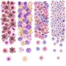 Flores artificiais Cindeer, 217 peças de seda artesanal, rosa e margarida Flores artificiais Cindeer, 217 peças de seda artesanal, rosa e margarida