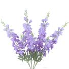 Flores artificiais de delfínio Faux Snapdragon Purple (84 cm)