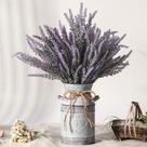 Flores artificiais de lavanda LESING com vaso de metal