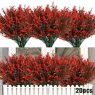 Flores artificiais de outono RECUTMS Faux Autumn 20 pacotes de laranja