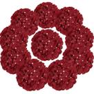 Flores artificiais Flojery Silk Hydrangea Heads x10 (Borgonha)