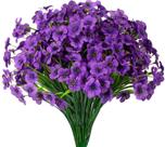 Flores artificiais Gamity Resistant UV Outdoor, 15 pacotes