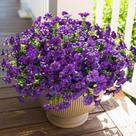 Flores artificiais HyeFlora Purple Morning Glory Outdoors