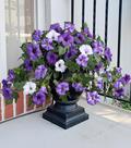 Flores artificiais HyeFlora Spring Faux Morning Glory 2 unidades