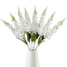 Flores artificiais IPOPU Snapdragon White 8 unidades