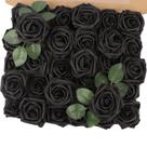Flores artificiais MACTING Black Rose 30 unidades Real Touch