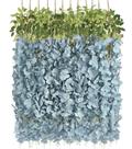 Flores artificiais penduradas em glicínias INSUNSIX Dusty Blue x12 Flores artificiais penduradas em glicínias INSUNSIX Dusty Blue x12