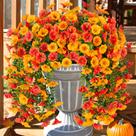 Flores artificiais penduradas Ivydale Morning Glory, 2 unidades