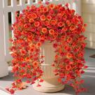 Flores artificiais penduradas no outono Hrobek Morning Glory x2