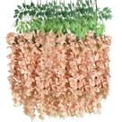 Flores artificiais penduradas para glicínias, pacote com 12, 1,1 m para decoração