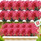Flores artificiais Powbrace 22 pacotes ao ar livre resistentes a UV