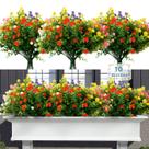 Flores artificiais Satefello resistentes a UV para ambientes externos x10 Flores artificiais Satefello resistentes a UV para ambientes externos x10