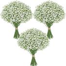 Flores artificiais Serwalin 33 unidades Babys Breath com toque real