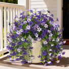 Flores artificiais suspensas Homsunny Daisy, 2 peças, roxas