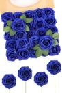 Flores Artificiales N&T NIETING de Espuma Azul Marino Brillantes 25 piezas
