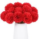 Flores de crisântemos artificiais Rowfad Silk Red (12)
