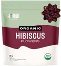 Flores de hibisco orgânicas J MAC BOTANICALS 907g de chá a granel