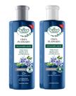 Flores e Vegetais Cinza Platinado Kit Sh e Cond Flores e Vegetais Cinza Platinado Kit Sh e Cond