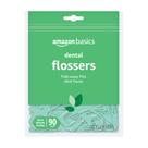 Flossers dentais Amazon Basics Mint, 90 unidades, 1 pacote Flossers dentais Amazon Basics Mint, 90 unidades, 1 pacote