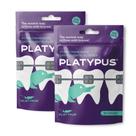 Flossers ortodônticos Platypus para aparelho ortodôntico, 30 unidades (pacote com 2) Flossers ortodônticos Platypus para aparelho ortodôntico, 30 unidades (pacote com 2)