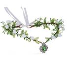 Flower Crown MOSTORY Woodland Elf para mulheres Renaissance Flower Crown MOSTORY Woodland Elf para mulheres Renaissance