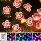 Flower String Lights Mudder Cherry Blossom 13 pés 40 LEDs