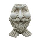 Flowerpot Funny Face Sculpture Resin Cartoon Head 1 kg 33,5 cm