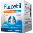 Flucetil 600mg granulado 16 envelopes auxilia na fluidificação do muco respiratório