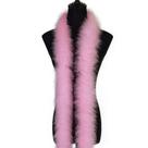 Fluffy Marabu Feather Boa Wanruida 2 jardas rosa 50g