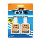 Fluido de correção BIC Wite-Out Quick Dry 20 mL - pacote com 2 unidades brancas