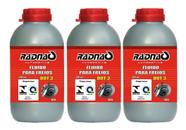 Fluido De Freio Radnaq Dot3 200ml - 03 Unidades
