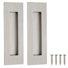 Flush Pulls Malimali para porta de bolso, porta de armário, 15 cm, pacote com 2