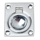 Flush Ring Pull Perko em zinco cromado Flush Ring Pull Perko em zinco cromado