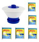 Flutuador De Piscina E 5 Tabletes De Cloro Penta 200g