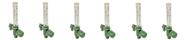 Fluxometro Eco Anodizado De Oxigênio 0-15L/MIN - 6 Unidades