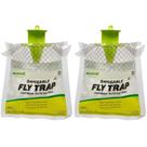 Fly Trap RESCUE! Pacote com 2 unidades verdes descartáveis para uso externo