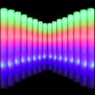 Foam Glow Sticks LifBetter Light Up Bulk com 3 modos (156 unidades)