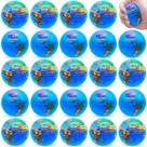 Foam Squeeze Balls Juuxncgv Globe de 6,3 cm para crianças, 24 unidades