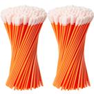 Foam Swab Sponge Stick Chinco 200 peças para impressora laranja Foam Swab Sponge Stick Chinco 200 peças para impressora laranja
