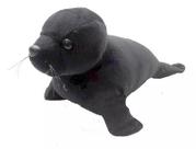 Foca de Pelúcia Marinha Preta 28 cm Antialérgica Foca de Pelúcia Marinha Preta 28 cm Antialérgica