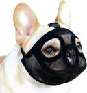 Focinheira Cachorro Buldogue Regulável Respirável para Pug Bulldog Shitzu Cães de Focinho Curto
