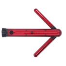 Focket LED para bastão de segurança rodoviária com seta giratória, luz vermelha, USB